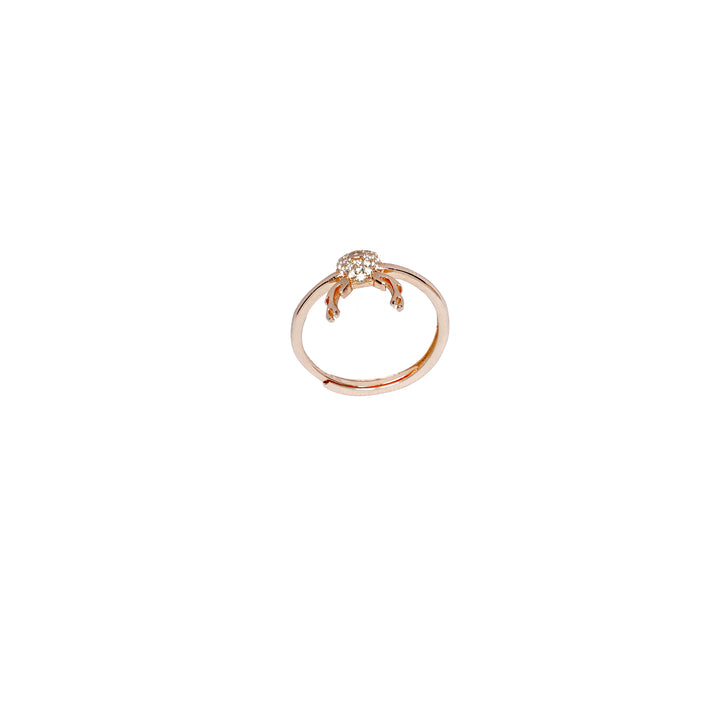 Reindeer rose gold ring