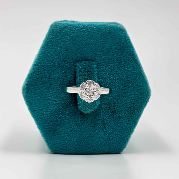 Diamond Flower Ring