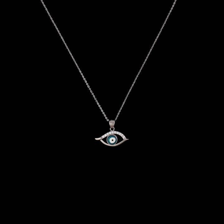 Evil Eye Mascara Pendant Chain