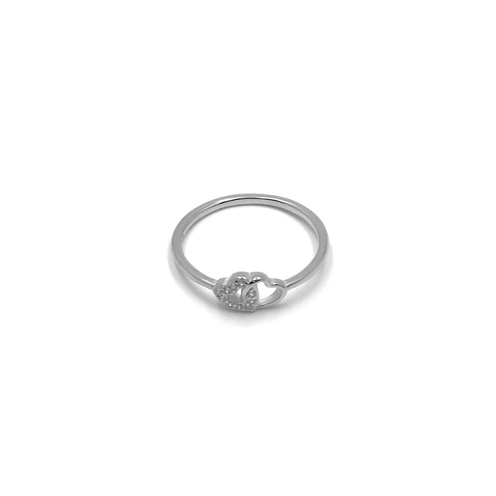 Interlocked Hearts Ring