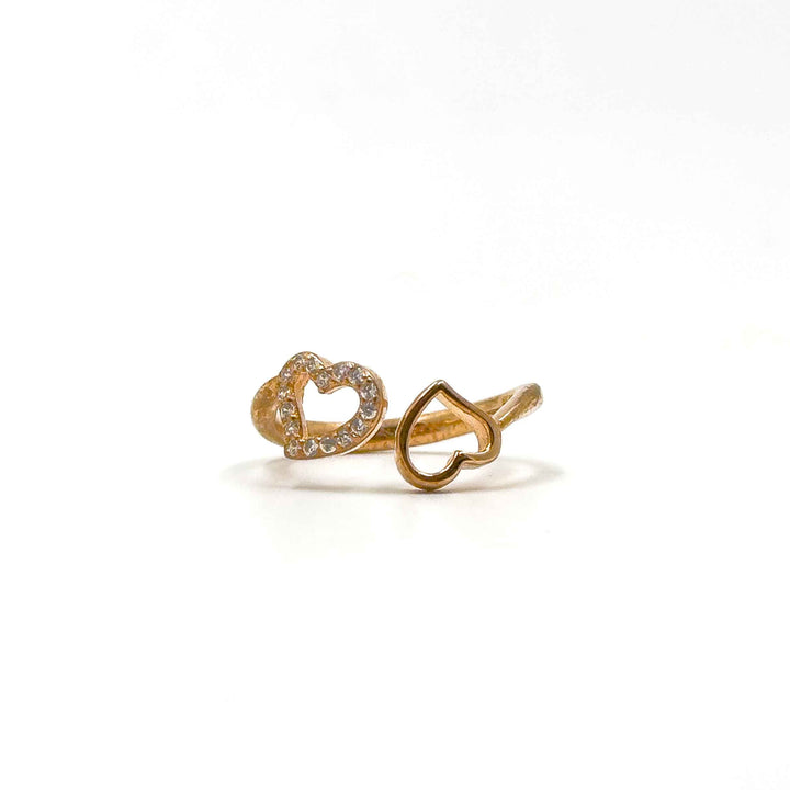 Little Hearts Rose Gold Ring