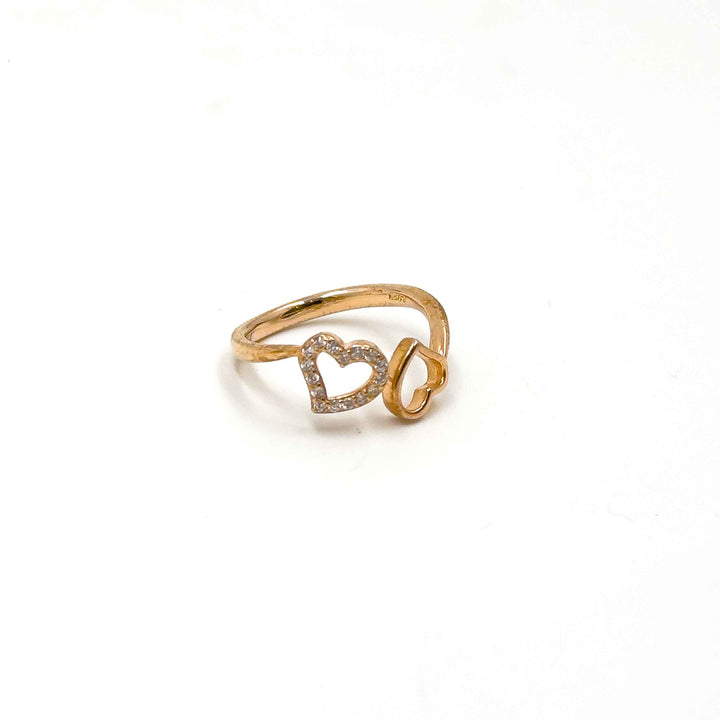 Little Hearts Rose Gold Ring