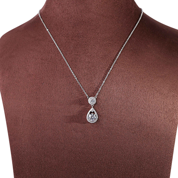 Diamond Drop Pendant Chain