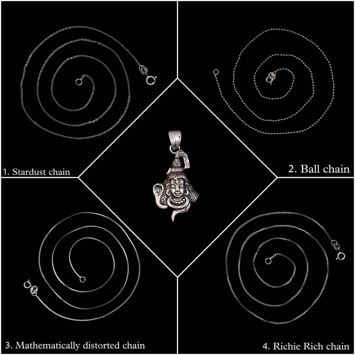 Shaktishali Shiva Pendant Chain