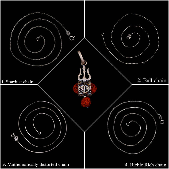 Triveni Trishul Pendant Chain