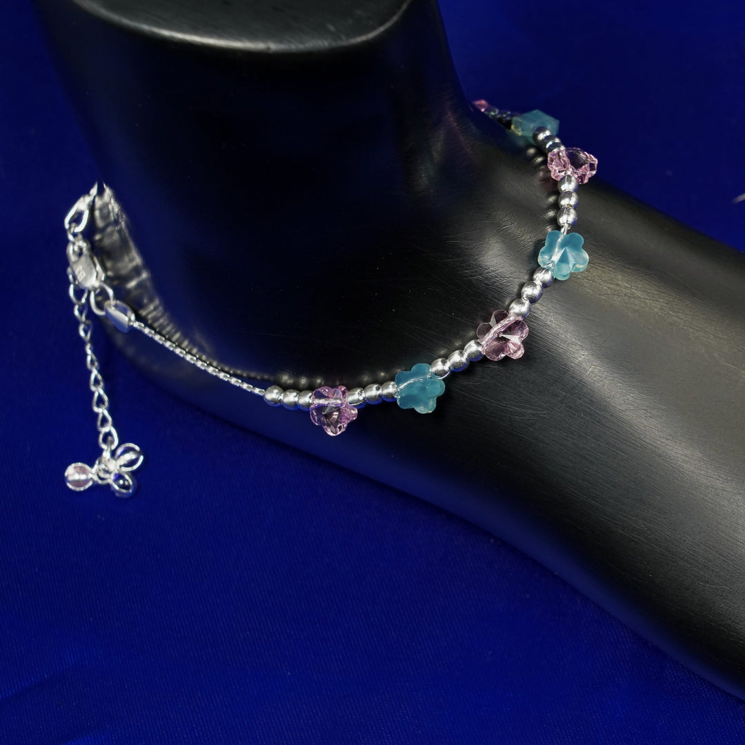 Star pastel colors anklet